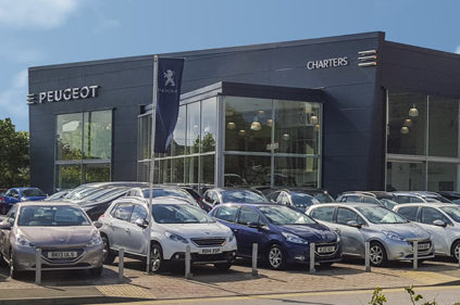 Charters Peugeot Aldershot Car Dealer parts location