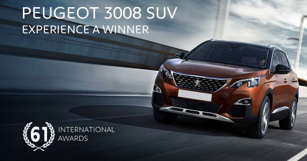 3008 SUV 61 international awards