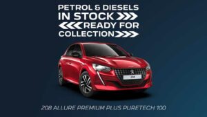 Save £3198 on Peugeot 208 Allure Premium Plus 100 in Elixir Red