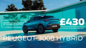 Peugeot 3008 Allure Premium HYBRID 145e-DSC6 on Low Deposit PCP