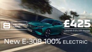 Peugeot New E-308 Allure Electric 55kWh 156 on PCP