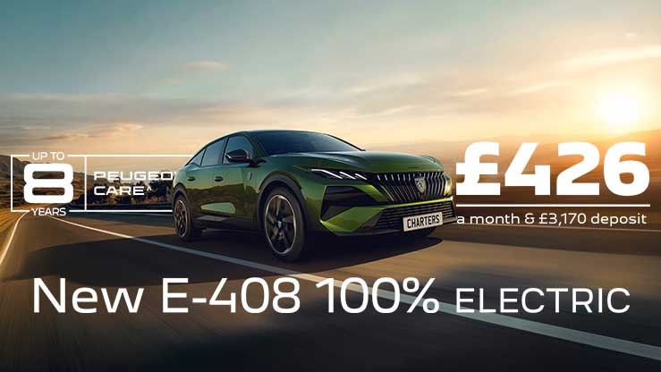 Peugeot New E-408 Allure Electric 58kWh on PCP
