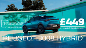 Peugeot 3008 Allure Hybrid 145 Auto on Low Deposit PCP