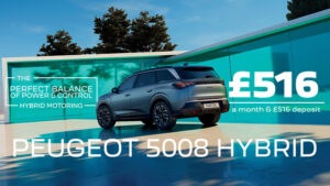Peugeot 5008 Allure Hybrid 145 Auto on Low Deposit PCP