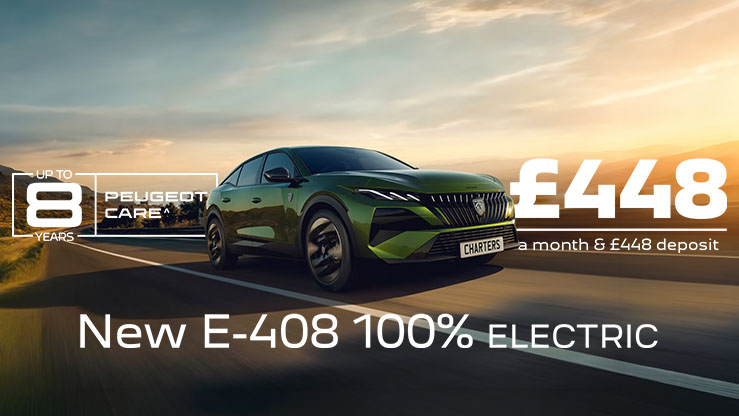 Peugeot New 408 GT 58kWh 210 on Low Deposit PCP