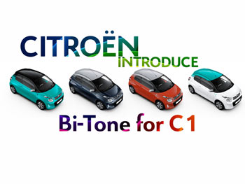 Citroen C1 now comes in Bi-Tone colour design