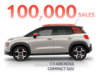 C3 Aircross Compact Suv Hits 100 000 Sales Surrey Hampshire Charters