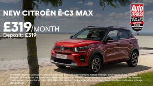 New e-C3 83 kW Electric 44 kWh battery Max on low Deposit PCP