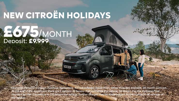 SpaceTourer Holidays Campervan BlueHDi 180 EAT8 Auto on PCP