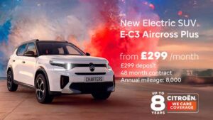 Citroen New E-C3 Aircross 136hp Standard Range Auto Plus Low Deposit PCP
