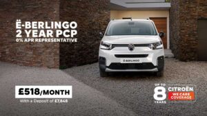 Citroen Berlingo M Plus Electric 136hp 0% APR on 2 year PCP