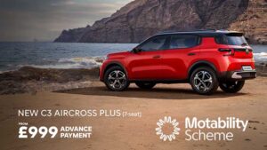 Citroen New C3 Aircross 1.2 Turbo Plus 7-seater Motability Offer