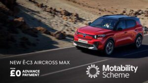 Citroen New C3 Aircross Extended Range Max 54hWh Motability Offer
