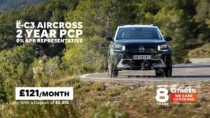 Citroen New C3 Aircross Plus Electric 113hp Extended Range 0% APR on 2 year PCP
