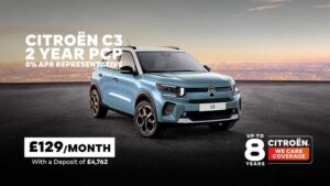 Citroen New C3 Plus Turbo 0% APR on 2 year PCP