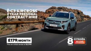 Citroen New E-C3 Aircross Standard Range Max 2 year contract hire offer