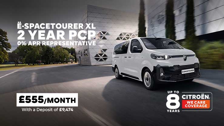 Citroen SpaceTourer XL YOU! Electric 136hp 0% APR on 2 year PCP